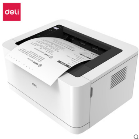 得力P2500DNW激光打印机(白色)